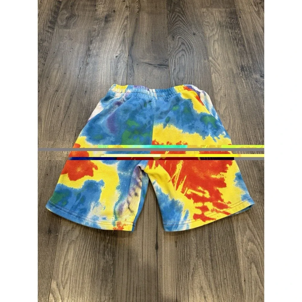 Boys Nike Tie Dye Fleece Shorts Size Small